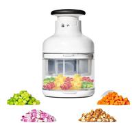 Tagliaverdure - ABS TPE PP 8,46 pollici | Manuale e multifunzione con antiscivolo, picnic, riunioni di famiglia, tagliaverdure, affettatrice e cubettatrice Feste e cucina