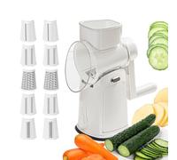 Tagliaverdure - Affettatrice per Frutta e Verdure da Cucina,Manovella Manuale Utensili Da Cucina Tritacibo E Grattugia Per Pomodoro Patata Carota Cipolla Cavolo Cetriolo Formaggio