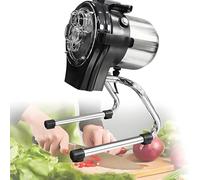 Tagliaverdure commerciale, 6000 giri/min, ad alta velocità, spessore regolabile da 1 a 5 mm, rimovibile per la pulizia, perfetto per ristoranti e cucina domestica, 110 cl
