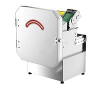 Tagliaverdure elettrico, 200 W, affettatrice a scalogno e tritatutto per cipolle, lunghezza e spessore regolabili, ad alta velocità, 700 BPM, con nastro trasportatore per una preparazione efficiente