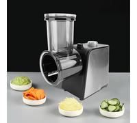 Tagliaverdure Elettrico, Grattugia Elettrica per Formaggio 7 in 1, Affettaverdure 180 Giri/min con 7 Lame, Grattugia per Verdure Multifunzionale da 400 W per Formaggio, Cetrioli,