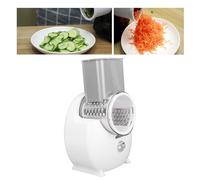 Tagliaverdure Elettrico in Materiale di Acciaio Inossidabile, Affettaverdure, Comodo Funzionamento con un Solo Tocco, Tagliaverdure, Efficiente Senza Sforzo, Grattugia Elettrica,