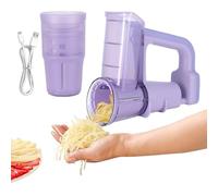 Tagliaverdure Elettrico - Utensili Da Cucina Rapidi E Automatici - Affettatrice Tagliaortaggi E Tritacibo - Per Cetriolo, Carota, Cipolla, Aglio, Insalata, Preparazione Pasti, Casa E Ristorante