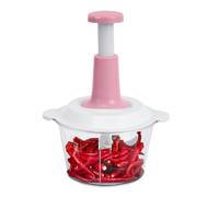 Tagliaverdure manuale da 2 l, tritatutto per cipolle e carne con | Tritatutto manuale e utensile da cucina per cucina, cucina domestica, preparazione dei pasti, campeggio e attività all'aperto
