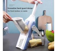 Tagliaverdure multifunzione Mandolina sicura Affettatrice da cucina Chopper per insalata Affettatrice per patate Taglierina per patatine fritte Gadget da cucina Arancia