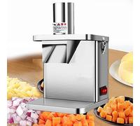 Tagliaverdure Tagliaverdure Elettrico Tagliaverdure Chopper Robot da Cucina Commerciale 250W Professionale Veggie Robot da Cucina Commerciale Taglierina Multifunzione con 5 Lame in Acciaio I
