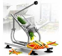 Tagliaverdure, tagliaverdure, manuale resistente, per cetrioli e fritture, lame versatili per cetrioli, ravanelli, carote, ideale per la preparazione della cucina e la presentazione degli alimenti