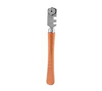 tagliavetro taglia vetro per vetri taglia bottiglie di vetro taglia vetro taglia vetro per bottiglie 130 mm con manico in legno per vetri da taglio a rulli
