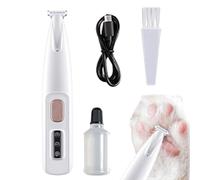 Tagliazampe per Cani - Tagliazampe, Tagliapeli per Zampe per Cani | Rasoio per Unghie Ricaricabile Senza Fili Trimmer per Zampe di Cane per Gatti e Altri Animali Domestici