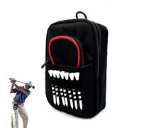 Taglie Da Golf - Portatile Portatile, Borsa Organizzatore Con Cerniera | 5.51x1.97x8.27 Pollici Monte Clip Della Cintura Funzionale, Deposito In Tessuto Morbido, Pratici Negozi Di Accessori Da Golf Te