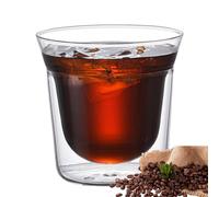Taglie Di Caffè in - Basse Moderni Capse, Tazza Bevanda Calda | Liberi Bicchieri Resistenti Al Calore Tazze Caffè, Vino Isolato Resistente per Tè, Whisky, Cocktail E La Maggior Parte Delle Bevan
