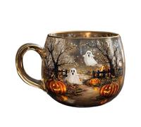 Taglie Di Di Halloween - Carina Tazza Di Halloween | Bevande Spettrali | Modello Dipinto Resistente Al Calore Taglie Di Caffè Spettrale Per Cucina Bevande Giovanile Latte Tè Da Tè A Freddo Viagg
