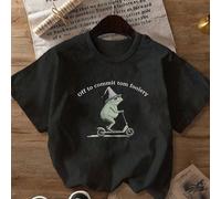 Taglie forti Completi estivi Maglie per donna Maglietta con motivo astratto a rana, Camicie per donna Abbigliamento Ibiza Vacanze Abbigliamento da lavoro Abito da laurea Abaya da spiaggia, Abbigliamen