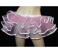 Taglie Forti Neon UV Rosa Verde Rosso Nero Burlesque Pavone Tutu Gonne 16-22