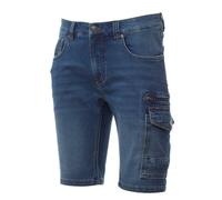 TAGLIE FORTI UOMO BERMUDA NO MAXFORT JEANS ELASTICIZZATO TASCONI COTONE LEGGERI