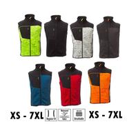 Taglie Forti Uomo Gilet Smanicato SoftShell & Lana Caldo Antivento No Maxfort