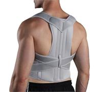Taglie Forti XS-5XL Correttore Posturale Regolabile Corsetto Per La Schiena Cintura Di Supporto Per Tutta La Schiena Reggispalle Scoliosi E Gobba Correzione Per Donne, Uomini(Gray,XL)