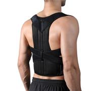 Taglie Forti XS-5XL Correttore Posturale Regolabile Corsetto Per La Schiena Cintura Di Supporto Per Tutta La Schiena Reggispalle Scoliosi E Gobba Correzione Per Donne, Uomini(Black,M)