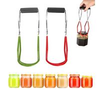 Taglie per sollevatore di barattolo in bidone, sollevatore di barattolo in acciaio inossidabile da 2 pcs con maniglia a impugna