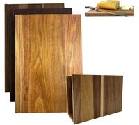 Tagliere, 3 Pezzi In Legno Rinforzato A Forma Di Libro, Cucina, for Formaggio, Carne, Verdure, Cibo for La Casa, La Famiglia E Gli Amici, Uso Interno