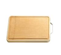 Tagliere a doppia faccia per cucina,Tagliere in legno a doppia faccia,Tagliere in legno inossidabile per carne, frutta e verdura | Tagliere in acciaio ino per frutta e verdura