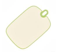 Tagliere a due lati, tagliere in plastica con design antiscivolo per la preparazione di alimenti per bambini e tagliare verdure, utensile da cucina resistente alla muffa, verde, 39 x 25 x 1 cm