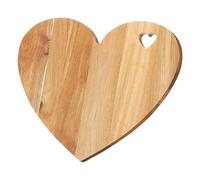 Tagliere a forma di cuore, robusto tagliere in legno per cucina e servire, design romantico per pane, formaggio e salumi, versatile, 30,5 x 25,5 cm, durevole e decorativo