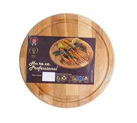 Tagliere a servire rotondo il legno massello Faggio professionale meeting