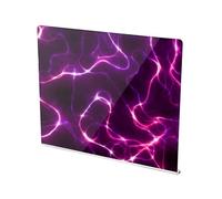 Tagliere acrilico con labbro contatore antiscivolo chiaro taglieri per cucina contatore uso domestico viola fulmine modello astratto