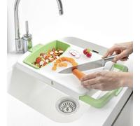 TAGLIERE ALLUNGABILE CON VASSOIO, CONTENITORE E SCOLAPASTA 3 IN 1 PRACTICUT INNO