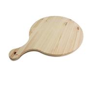Tagliere asse piatto da tavola in legno con supporti per polenta senza coltello a servire un manico (cm.40)