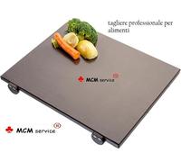 MCM service srl Tagliere in polietilene 40x30x2 Nero Made in Italy