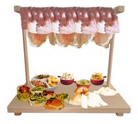 Tagliere cm 49x26 appendi affettati per aperitivo vassoio degustazione formaggi apericena Salumi prosciutto olive in legno
