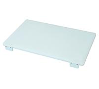 Tagliere Con Fermi Bianco In Polietilene 60x40x2,5 cm