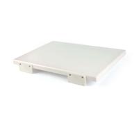 Tagliere Cucina Haccp Bianco con Fermi 50x30x2 cm - MC Ristorazione