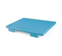 Tagliere Cucina Haccp Blu con Fermi 60x40x2 cm - MC Ristorazione - Pesce