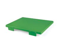 Tagliere Cucina Haccp Verde con Fermi 50x30x2 cm - MC Ristorazione - Verdure