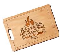 Tagliere da barbecue personalizzato da uomo, regalo personalizzato King of the Grill per papà, nonno, figlio, perfetto per la festa del papà, compleanno, Natale e anniversario