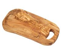 Tagliere da Bistecca 38 CM Di Ulivo Con Succo Frutta E Grifflasche Anche Gravur