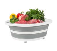 Tagliere da campeggio - Tagliere per verdure | con coperchio 9L multifunzione drenaggio riso frutta verdura cestino lavaggio per camper cucina lunga gita ristorante