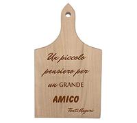 Tagliere da Cucina Amico Un Piccolo Pensiero per Un Grande Amico - Idea Regalo Compleanno