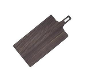 Tagliere da Cucina in HPL 36 x 20 x 0,5 cm con Manico Finitura Noce, Tagliere Rettangolare e Termoresistente, Antigraffio da Cucina, Made in Italy, per Uso Domestico e Professionale - BISETTI