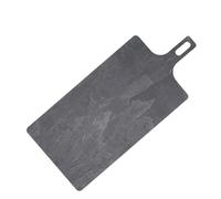 Tagliere da Cucina in HPL 36x20x0,5 cm con Manico Finitura Ardesia, Tagliere Rettangolare e Termoresistente, Antigraffio da Cucina, Made in Italy, per Uso Domestico e Professionale - BISETTI