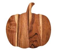Tagliere da cucina, in legno di zucca, parte in legno naturale, impugnatura intagliata, tagliere da portata per tritare verdure, pentole decorative autunnali, marrone, 1,59 x 30,5 x 30,5 x 30,5
