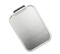 Tagliere da Cucina in Titanio - Tappetino Antiscivolo Bifacciale - Gadget Tagliere per Carne - Bistecca Pane Frutta Verdura Salumi | per la preparazione dei pasti a casa