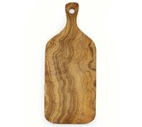 Tagliere da cucina naturale e unico per salumi, formaggi, carne e barbecue- 100% legno d'ulivo ligure - compatto e senza crepe