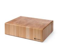 Tagliere da macellaio in legno di faggio, altezza 150 mm - Hendi 505632