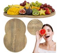 Tagliere da portata tagliere per pizza 48 x 33 tagliere in legno grande tagli...