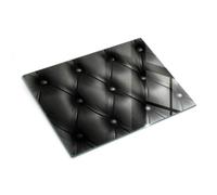 Tagliere e piastra di protezione in vetro 40x30 cm Texture della pelle | Ripiano | Supporto | Base | Vassoio | Paraspruzzi | Struttura | Copertura | Salvatavola | Elemento | Aiuto