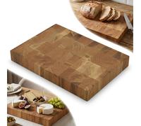 Tagliere End Grain rovere 32×24×4 cm - massiccio, oliato